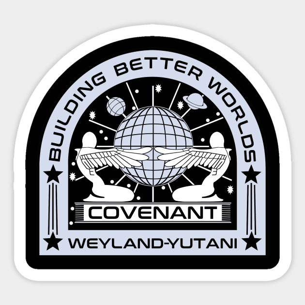 Alien Covenant mission Sticker by udezigns